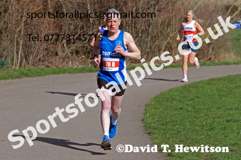 Masters Men Over-50s, 2026 NECAA Royal Signals Road Relays, Hetton Lyons Country Park, Hetton le Hole. Photo: David T. Hewitson/Sports for All Pics
